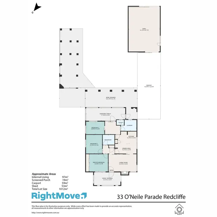 Floorplan of Homely house listing, 33 O'Neile Parade, Redcliffe WA 6104