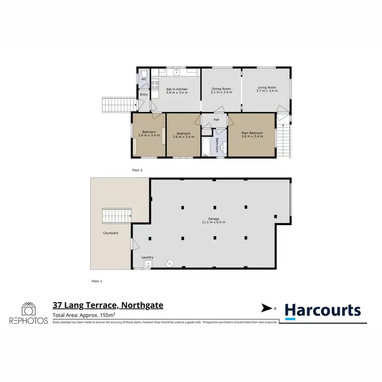 Floorplan of Homely house listing, 37 Lang Terrace, Northgate QLD 4013