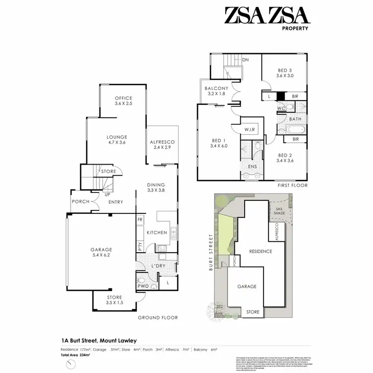 Floorplan of Homely house listing, 1A Burt Street, Mount Lawley WA 6050