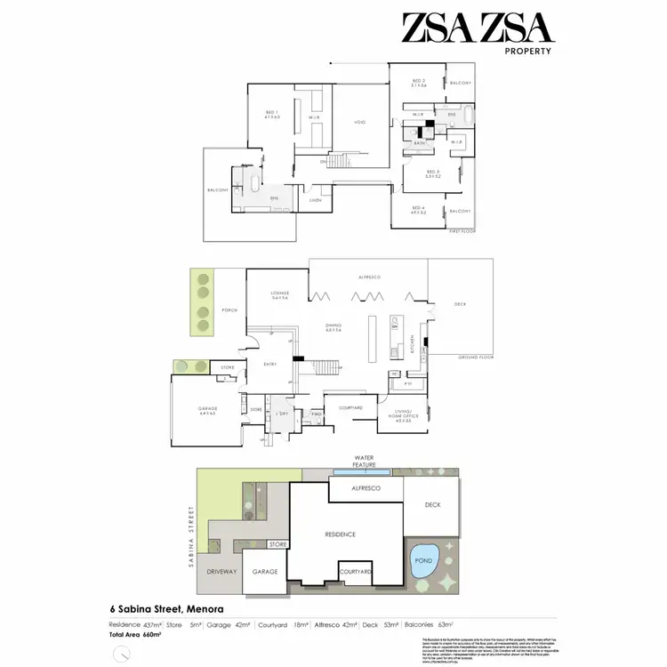 Floorplan of Homely house listing, 6 Sabina Street, Menora WA 6050