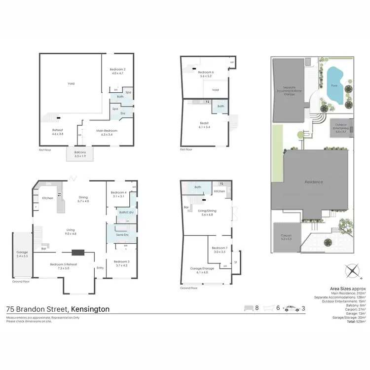 Floorplan of Homely house listing, 75 Brandon Street, Kensington WA 6151