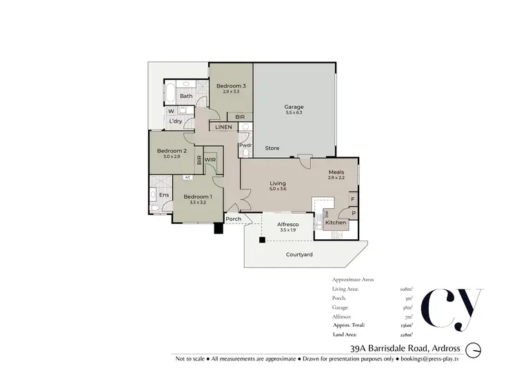 Floorplan of Homely house listing, 39A Barrisdale Road, Ardross WA 6153