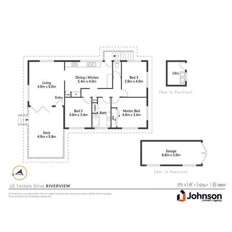 Floorplan of Homely house listing, 10 Twidale Drive, Riverview QLD 4303