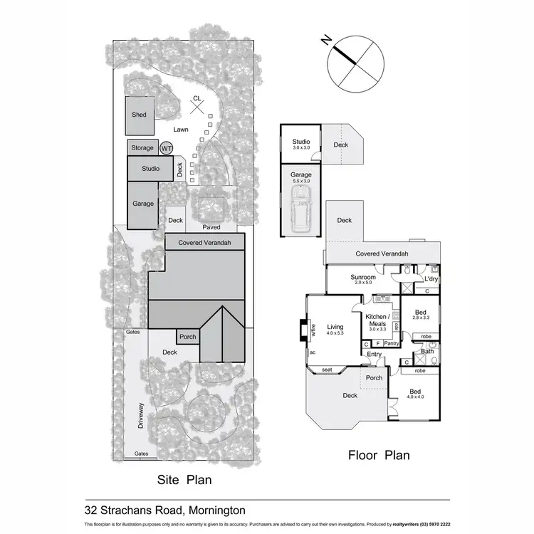 Floorplan of Homely house listing, 32 Strachans Road, Mornington VIC 3931