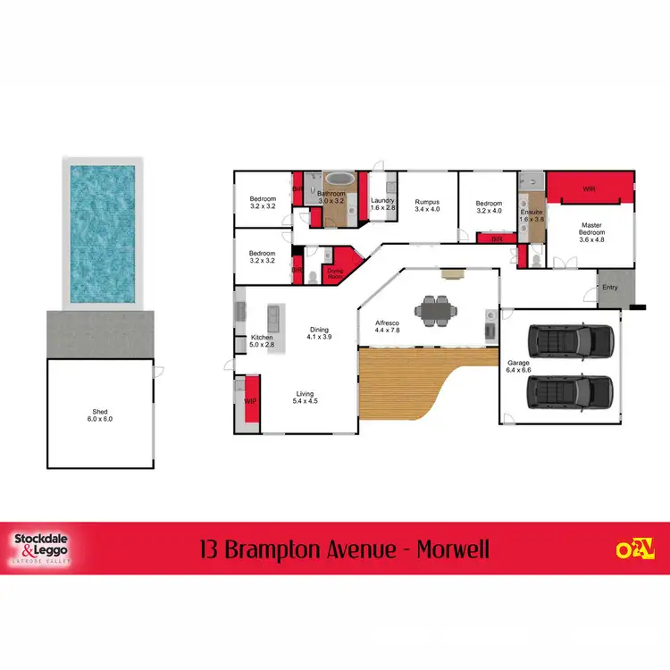 Floorplan of Homely house listing, 13 Brampton Avenue, Morwell VIC 3840