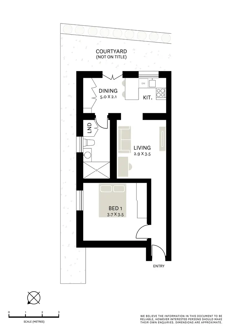 Floorplan of Homely apartment listing, 3/4-6 Clapton Place, Darlinghurst NSW 2010