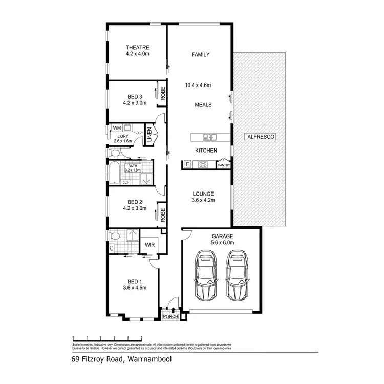 Floorplan of Homely house listing, 69 Fitzroy Road, Warrnambool VIC 3280