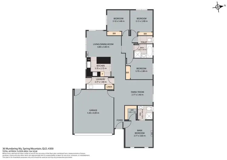 Floorplan of Homely house listing, 36 Mundaring Way, Spring Mountain QLD 4300