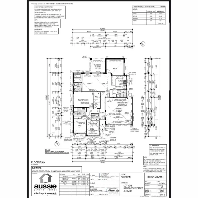 Floorplan of Homely house listing, 6 Kane Loop, Alkimos WA 6038