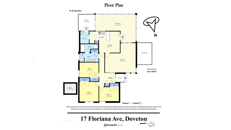 Floorplan of Homely house listing, 17 Floriana Avenue, Doveton VIC 3177