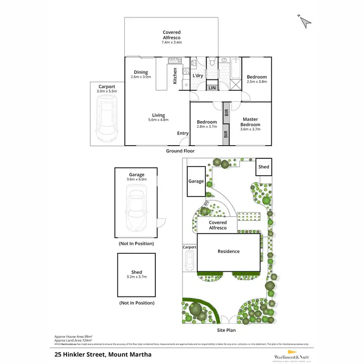 Floorplan of Homely house listing, 25 Hinkler Street, Mount Martha VIC 3934