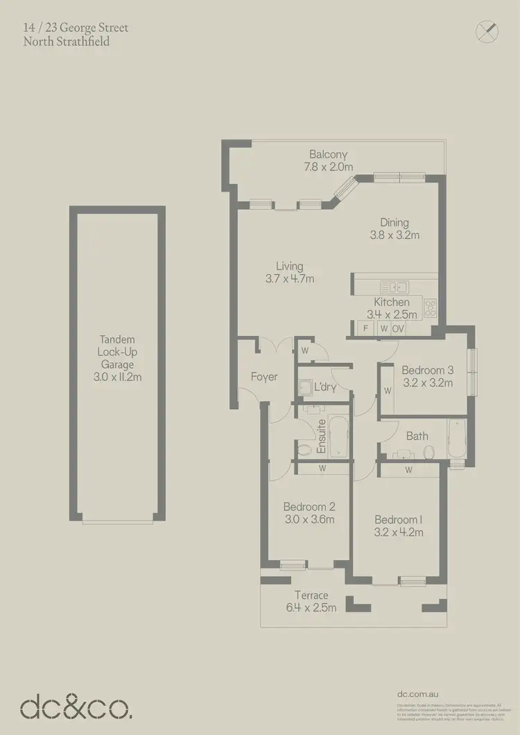 Floorplan of Homely apartment listing, 14/23 George Street, North Strathfield NSW 2137
