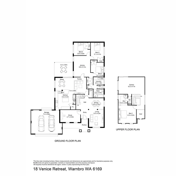 Floorplan of Homely house listing, 18 Venice Retreat, Warnbro WA 6169