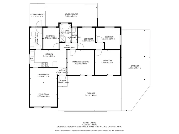 Floorplan of Homely house listing, 45 Gravity Street, Beckenham WA 6107