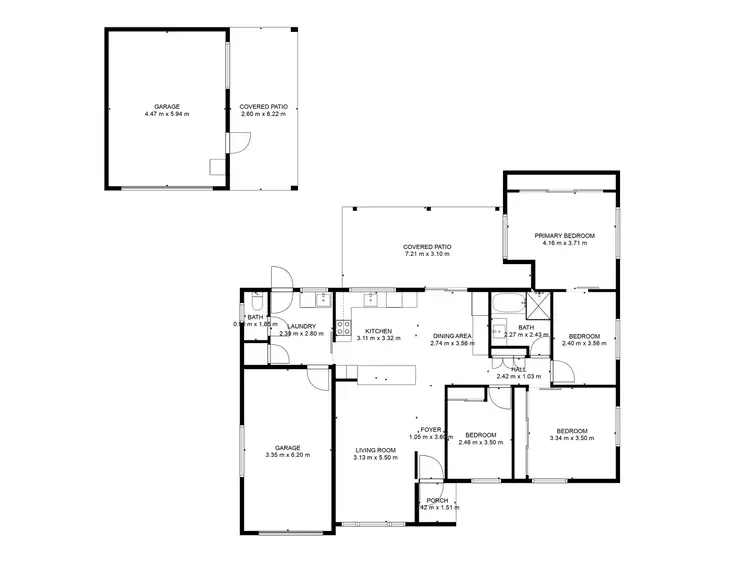 Floorplan of Homely house listing, 3 Cooper Court, Avenell Heights QLD 4670