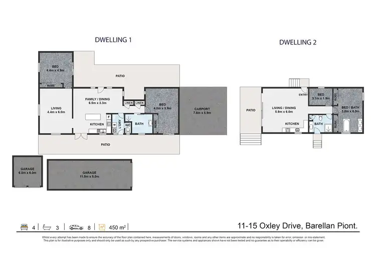 Floorplan of Homely house listing, 11-15 Oxley Drive, Barellan Point QLD 4306