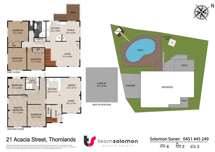 Floorplan of Homely house listing, 21a Acacia Street, Thornlands QLD 4164