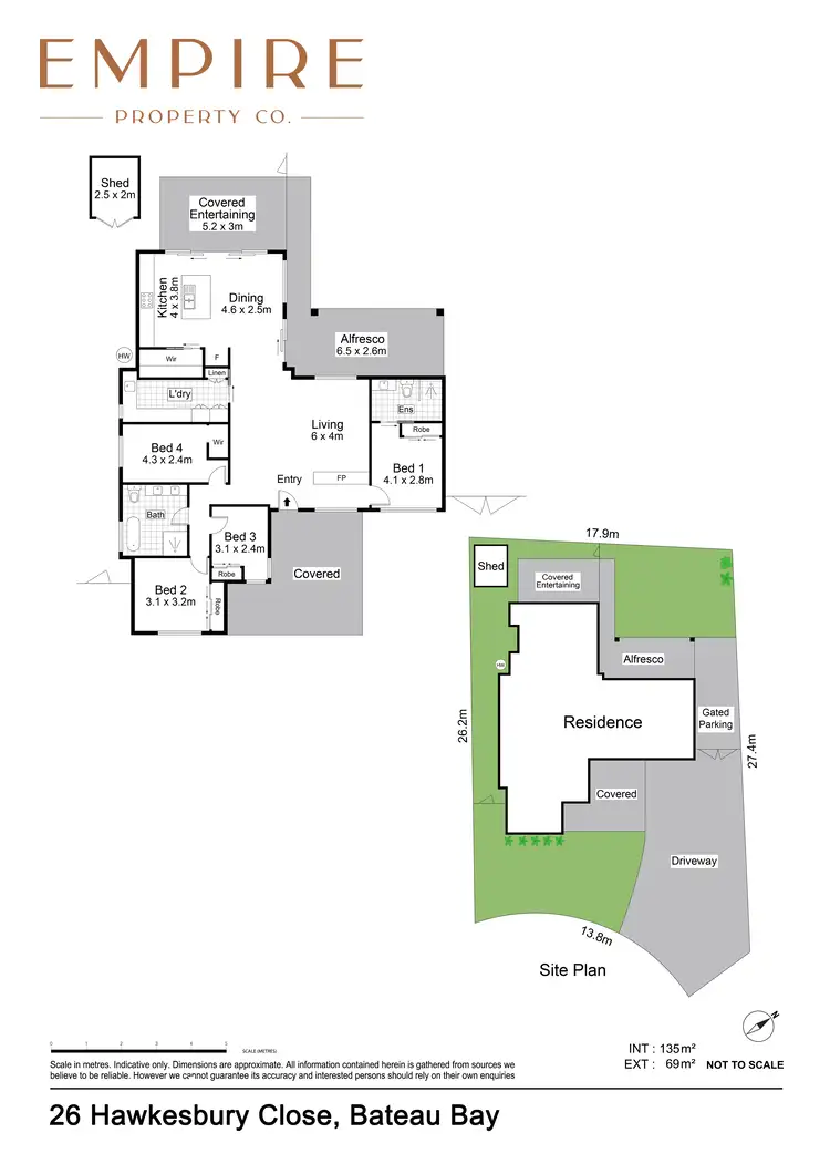 Floorplan of Homely house listing, 26 Hawkesbury Close, Bateau Bay NSW 2261