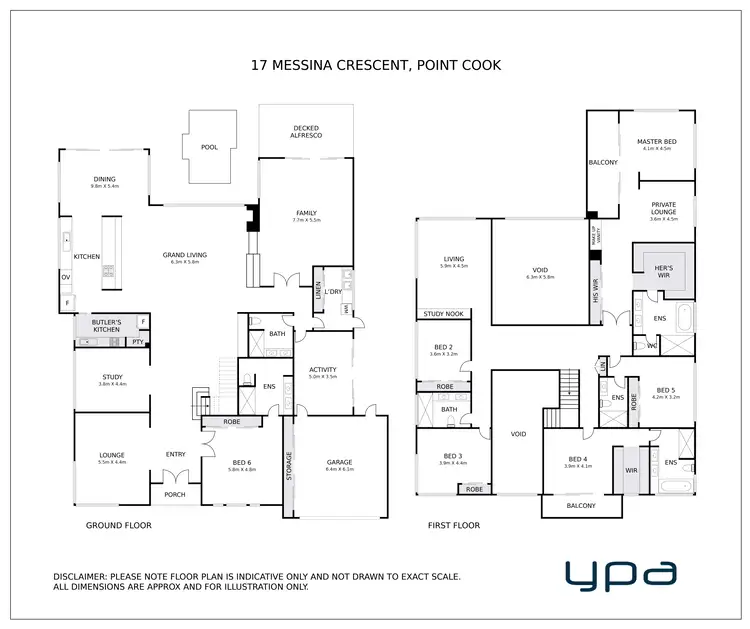 Floorplan of Homely house listing, 17 Messina Crescent, Point Cook VIC 3030