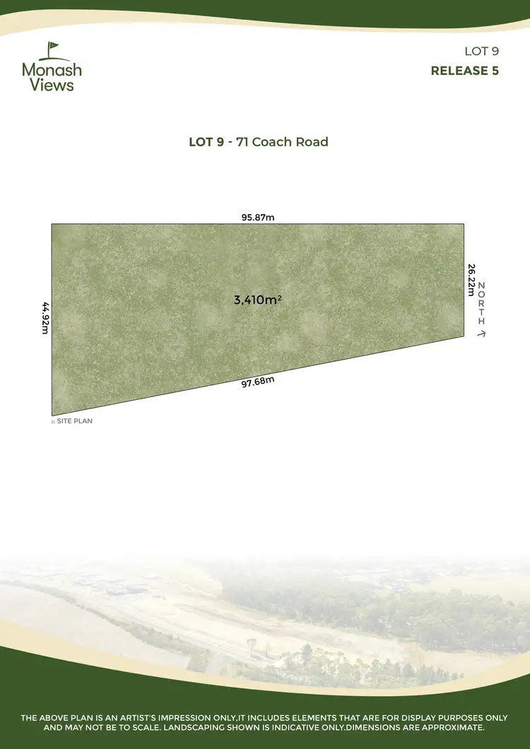 Floorplan of Homely land listing, 71 Coach Road, Newborough VIC 3825