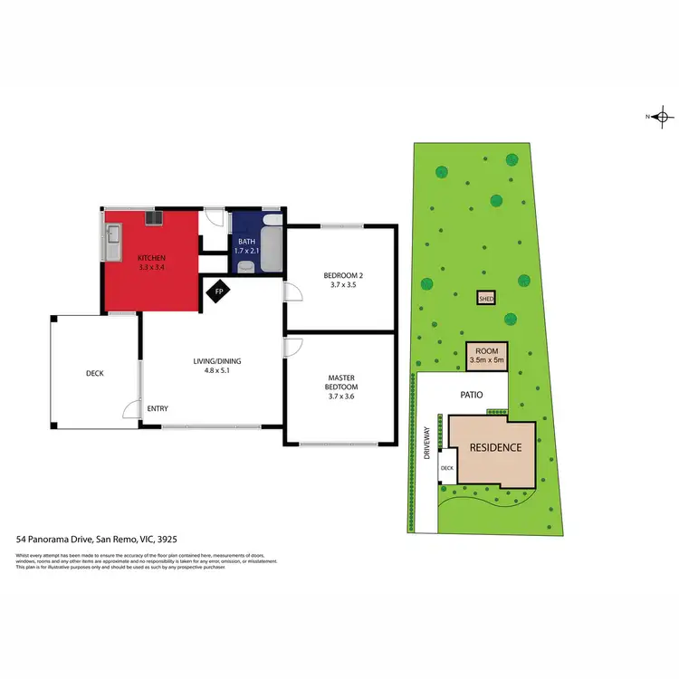 Floorplan of Homely house listing, 54 Panorama Drive, San Remo VIC 3925