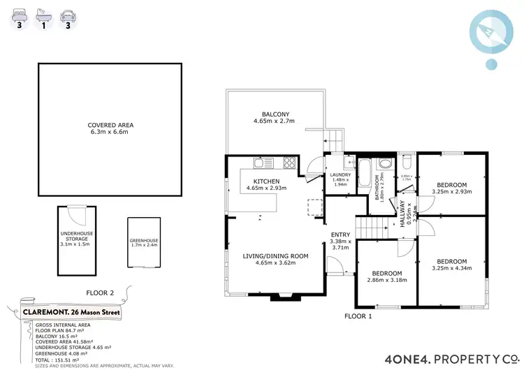 Floorplan of Homely house listing, 26 Mason Street, Claremont TAS 7011