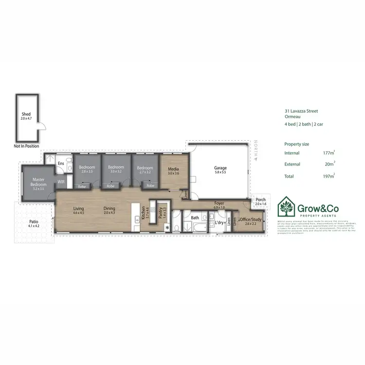 Floorplan of Homely house listing, 31 Lavazza Street, Ormeau QLD 4208