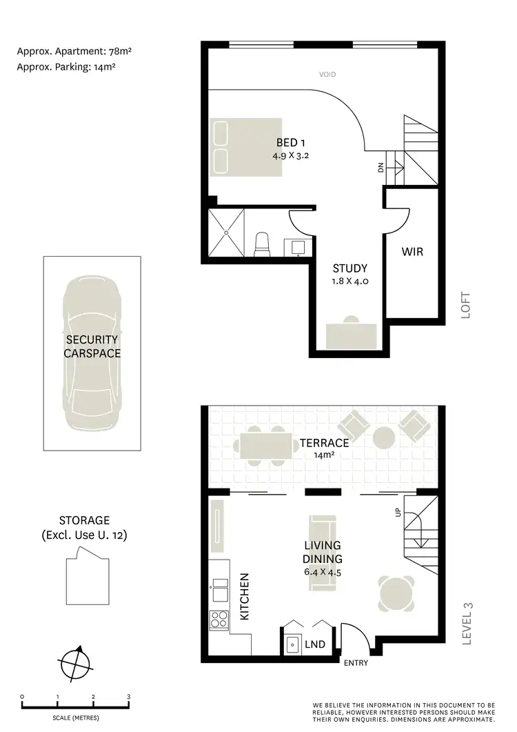 Floorplan of Homely apartment listing, 12/6-10 Purkis Street, Camperdown NSW 2050