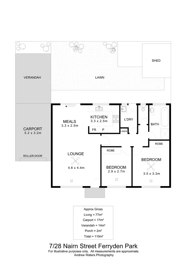 Floorplan of Homely unit listing, 7/28 Nairn Street, Ferryden Park SA 5010