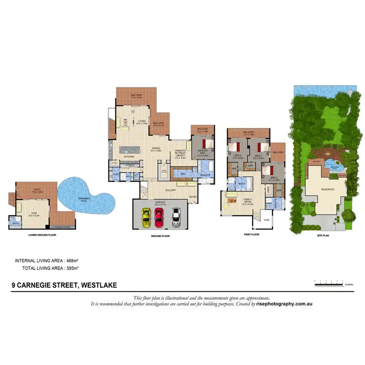 Floorplan of Homely house listing, 9 Carnegie Street, Westlake QLD 4074