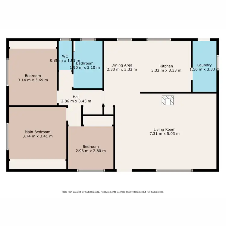 Floorplan of Homely house listing, 23 Haley Avenue, Narrabri NSW 2390