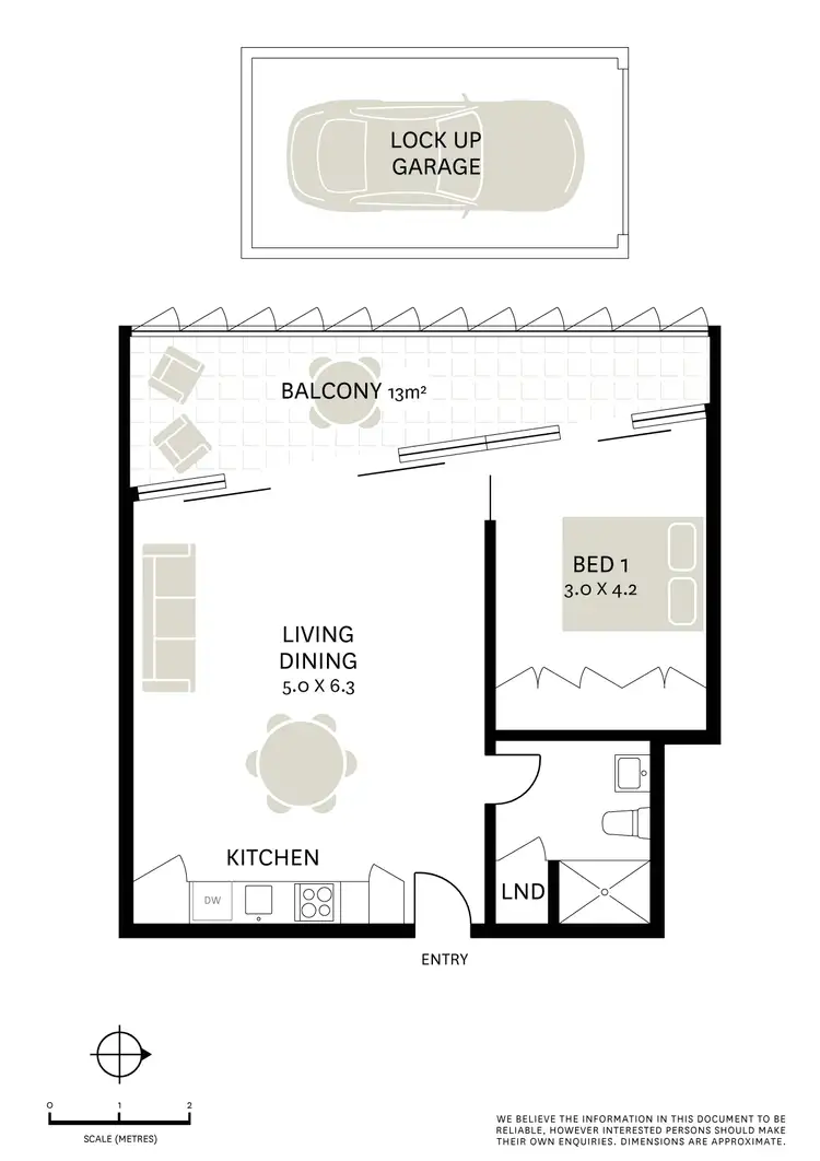 Floorplan of Homely apartment listing, 204/425-429 Bourke Street, Surry Hills NSW 2010