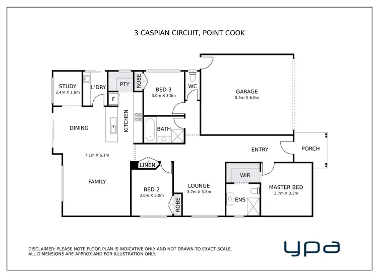 Floorplan of Homely retirement listing, 3 Caspian Circuit, Point Cook VIC 3030