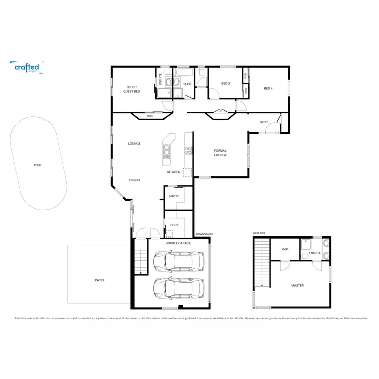 Floorplan of Homely house listing, 3 Corumbene Close, Karana Downs QLD 4306