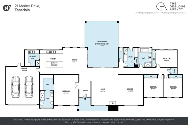 Floorplan of Homely rural property listing, 21 Merino Drive, Teesdale VIC 3328