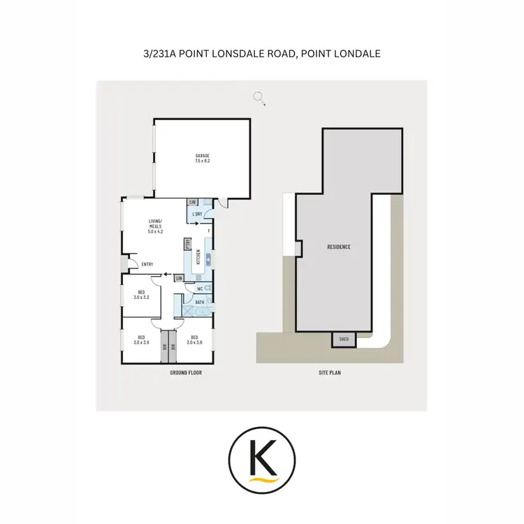 Floorplan of Homely unit listing, 3/231a Point Lonsdale Road, Point Lonsdale VIC 3225