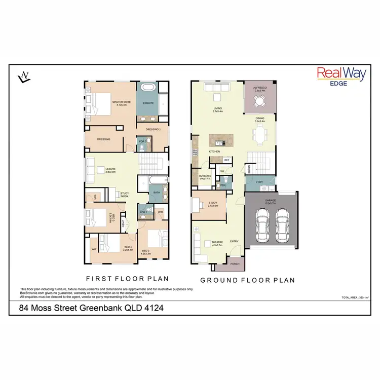 Floorplan of Homely house listing, 84 Moss Street, Greenbank QLD 4124