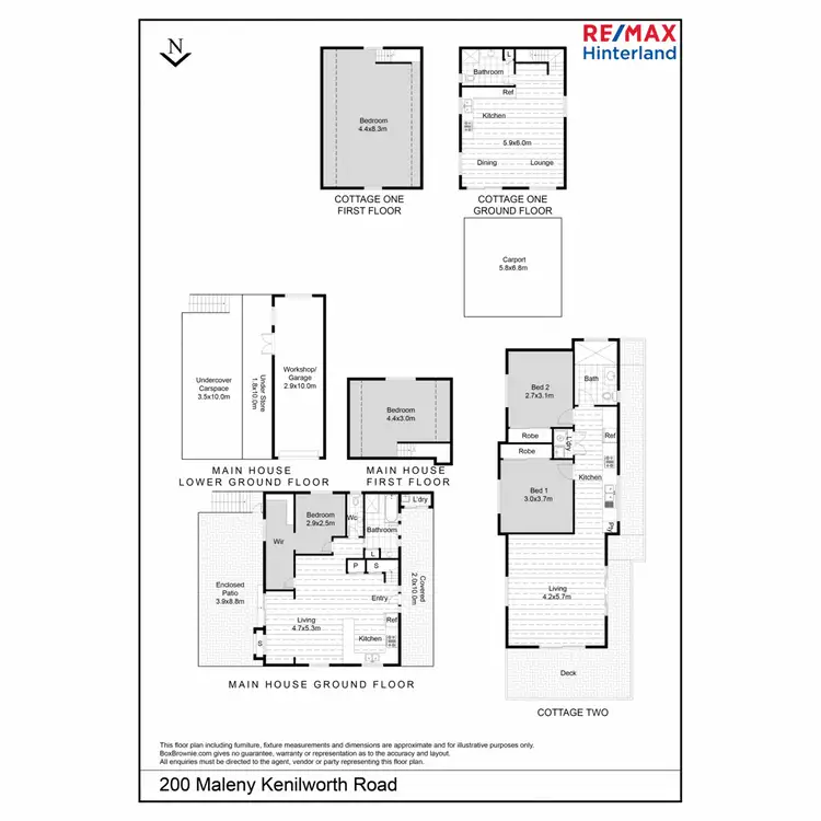 Floorplan of Homely house listing, 200 Maleny-Kenilworth Road, Witta QLD 4552