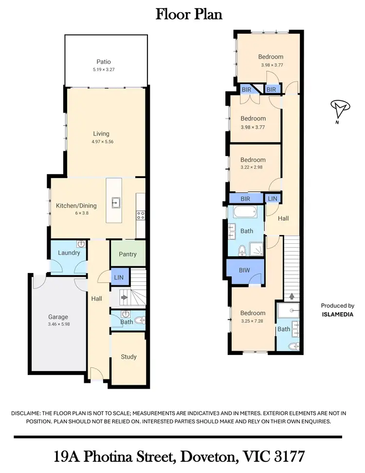 Floorplan of Homely townhouse listing, 19a Photinia Street, Doveton VIC 3177