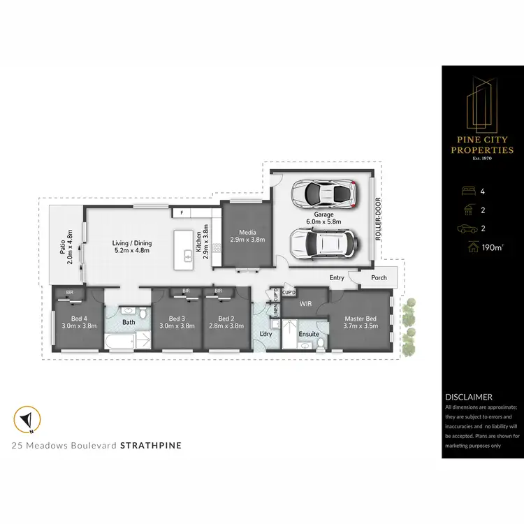 Floorplan of Homely house listing, 25 Meadows Boulevard, Strathpine QLD 4500