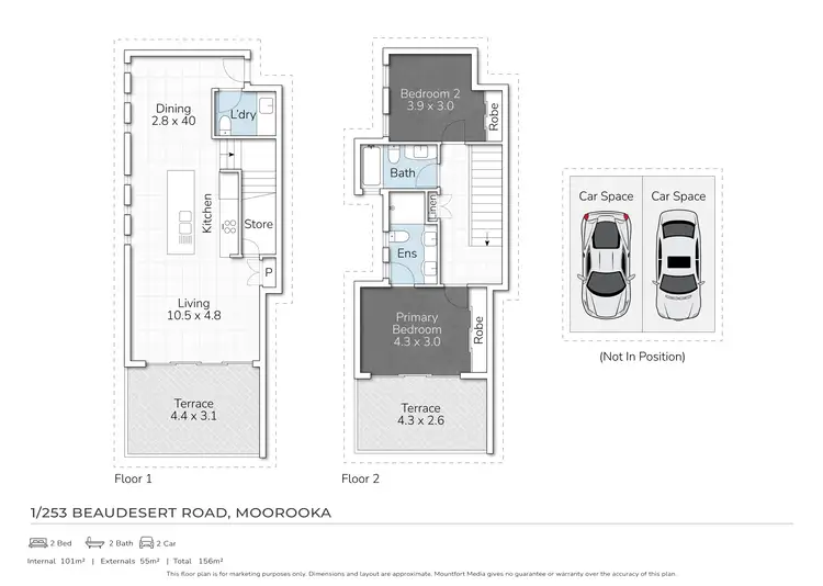 Floorplan of Homely apartment listing, 1/253 Beaudesert Road, Moorooka QLD 4105