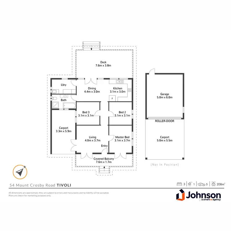 Floorplan of Homely house listing, 54 Mount Crosby Road, Tivoli QLD 4305