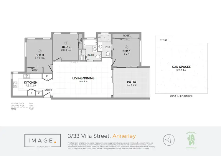 Floorplan of Homely unit listing, 3/33 Villa Street, Annerley QLD 4103