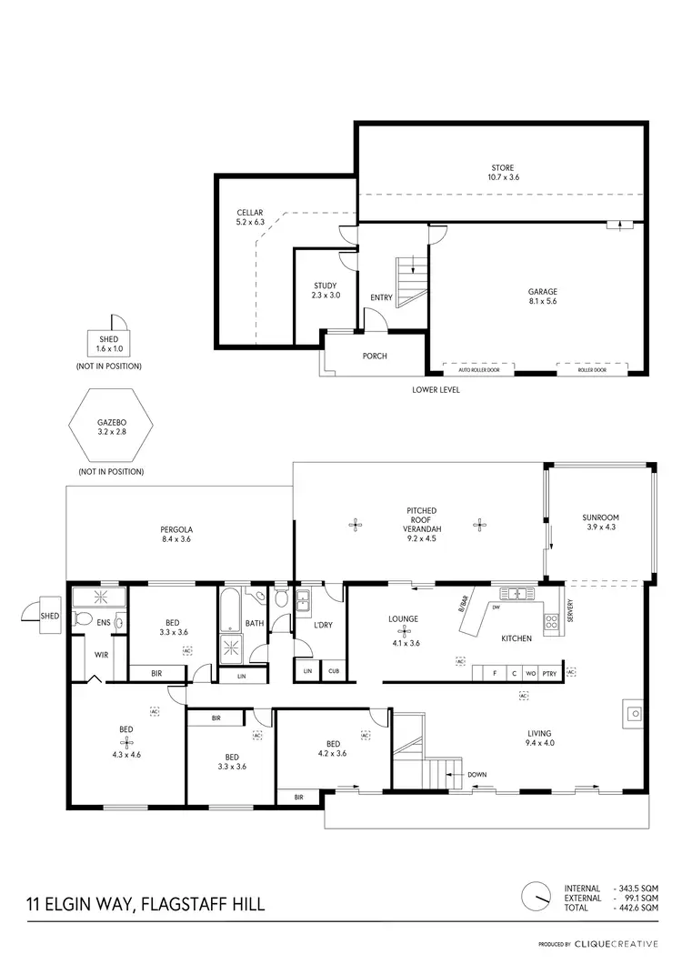 Floorplan of Homely house listing, 11 Elgin Way, Flagstaff Hill SA 5159