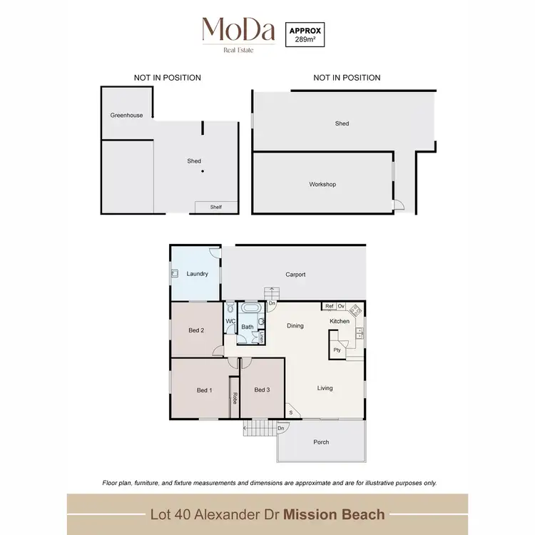 Floorplan of Homely house listing, Lot 40, Alexander Drive, Mission Beach QLD 4852