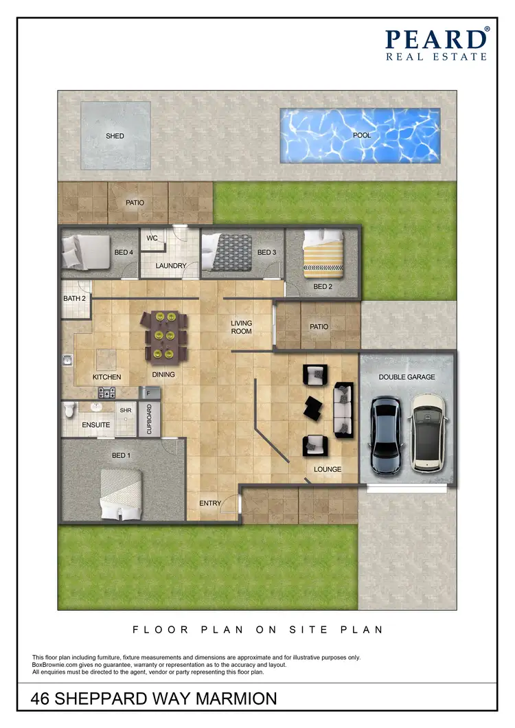 Floorplan of Homely house listing, 46 Sheppard Way, Marmion WA 6020