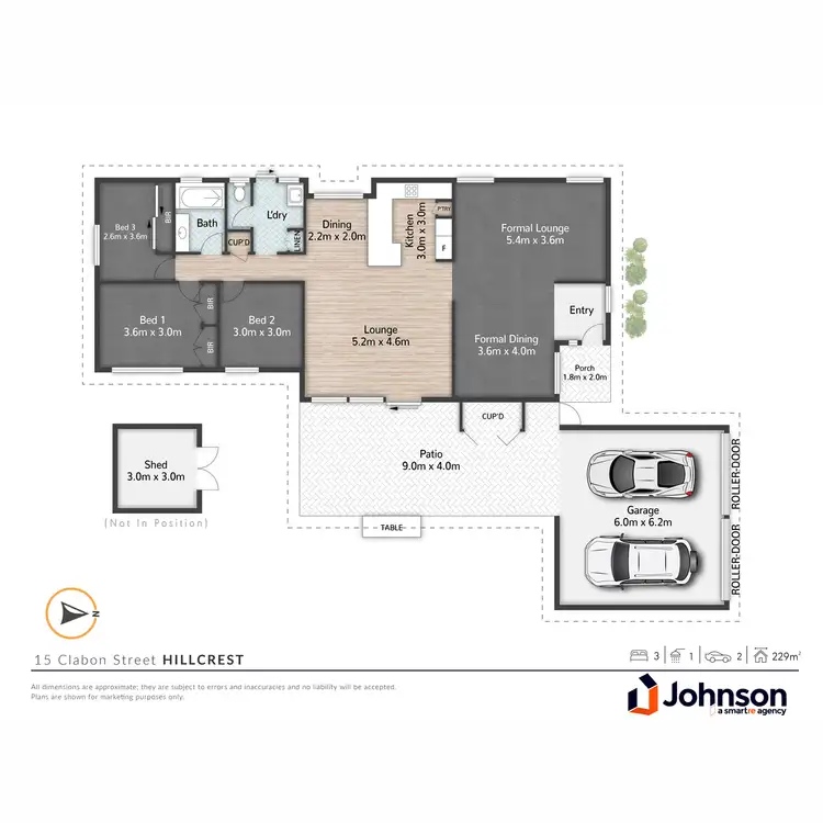 Floorplan of Homely house listing, 15 Clabon Street, Hillcrest QLD 4118