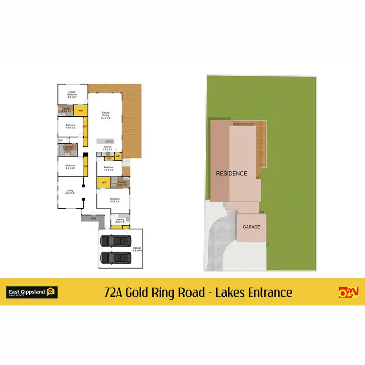 Floorplan of Homely house listing, 72A Gold Ring Road, Lakes Entrance VIC 3909