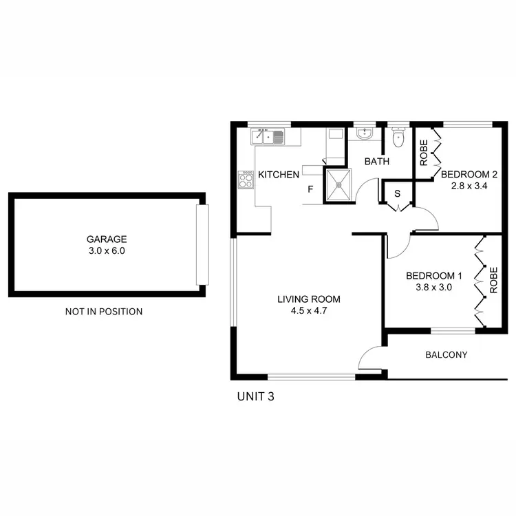 Floorplan of Homely apartment listing, 3/6 Tulip Lane, Buderim QLD 4556