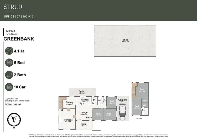 Floorplan of Homely house listing, 128-134 Ison Road, Greenbank QLD 4124